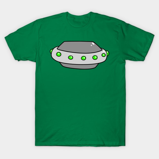 Alien Spaceship T-Shirt by saradaboru